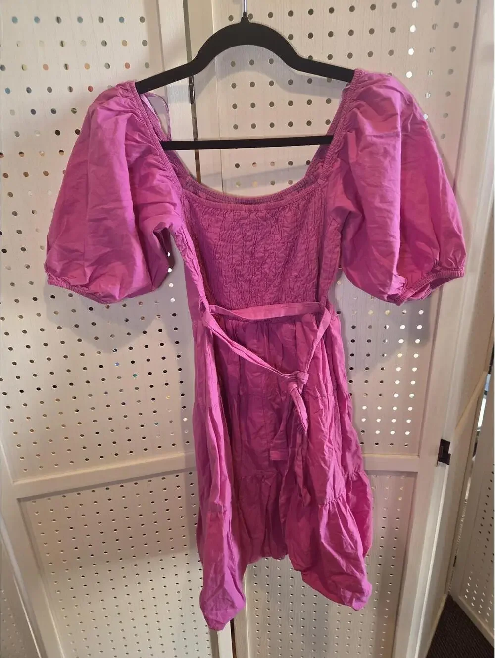 Sim & Sam Pink Puff Sleeve Dress XS - Picture 6 of 8
